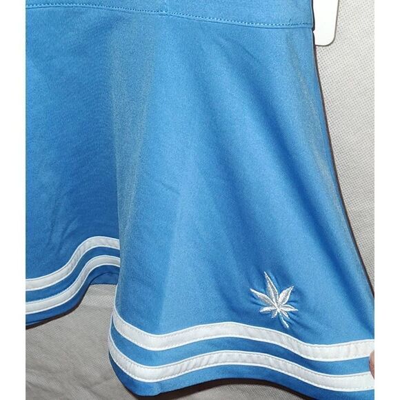 BOAST COURT Women's Tipped Tennis Carolina Blue shirt/dress NWT Small - Picture 3 of 6